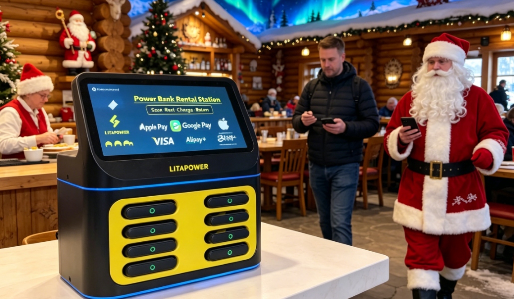Power bank rental usage in Iceland tourism